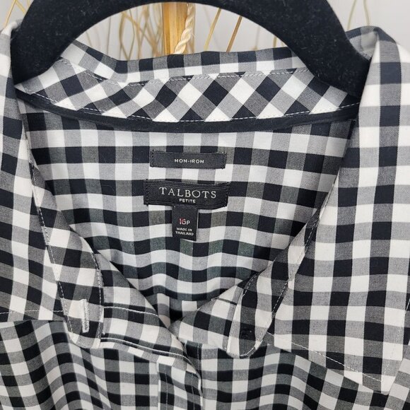 Talbots Button Up Womens 16P - Picture 4 of 6